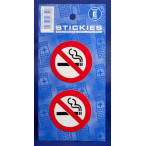 Image for Castle Promotions V352 - No Smoking Pair Outside Sticker